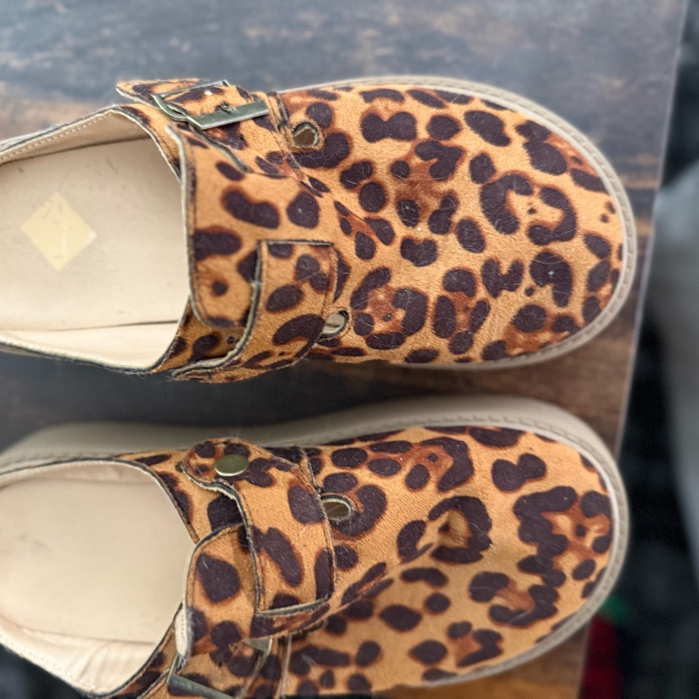 Leopard Print Women's Mules